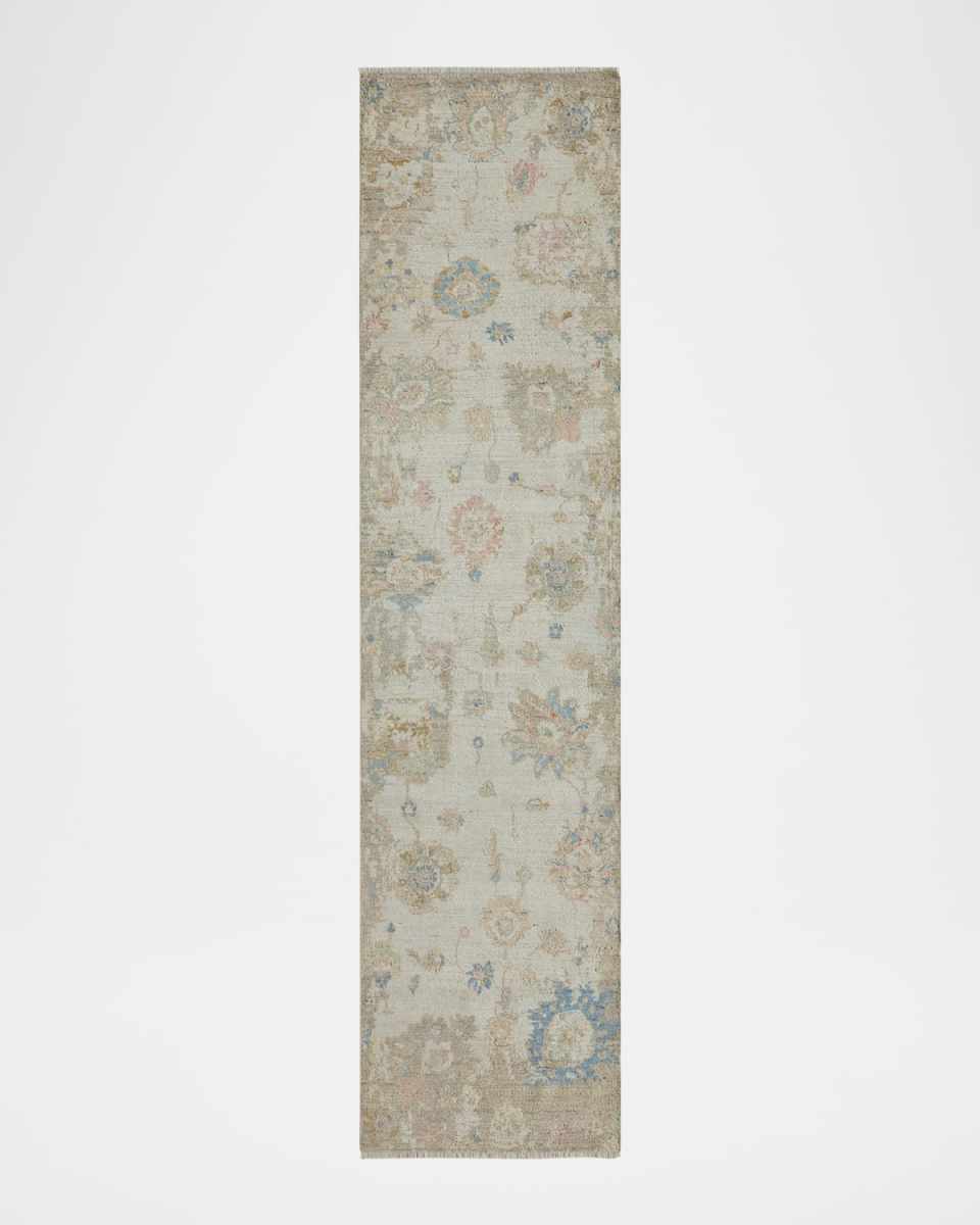 Delaney Hand-Knotted Runner, 2' x 10'